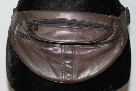 Leather Brown Fanny Pack