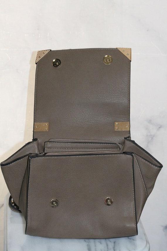 Tan Leather Crossbody Handbag - image 6