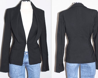 Broni Black Wool Blazer