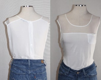 White Crop Top