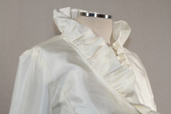 Calvin Klein Ivory Ruffle Blouse - image 5