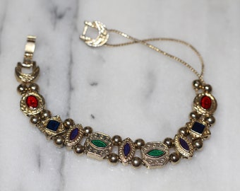 Multi Color Charm Bracelet