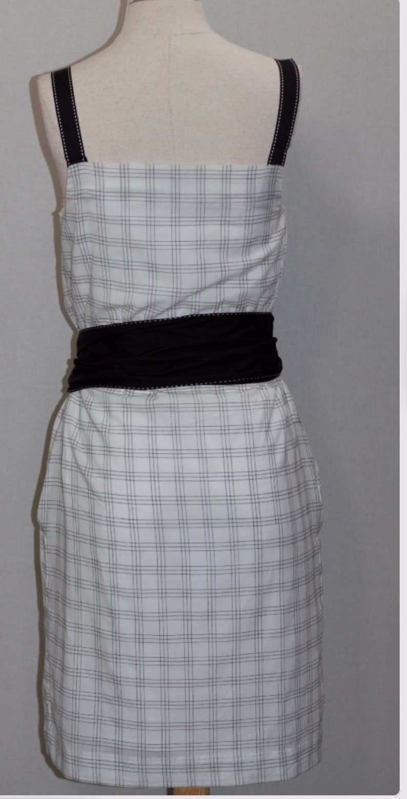 BCBG Black White Dress image 8