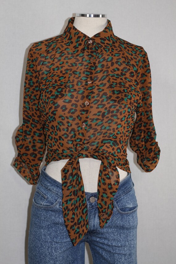 Leopard Crop Top - image 6