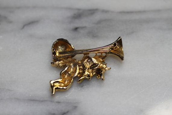 Gold & Silver Angel Brooch - image 3