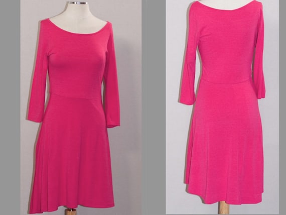 Pink Long Sleeve Dress - image 1