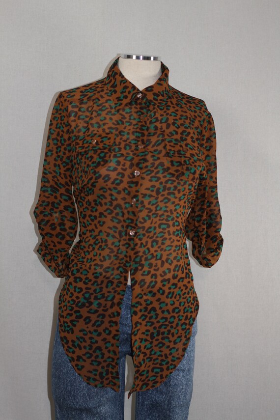 Leopard Crop Top - image 4