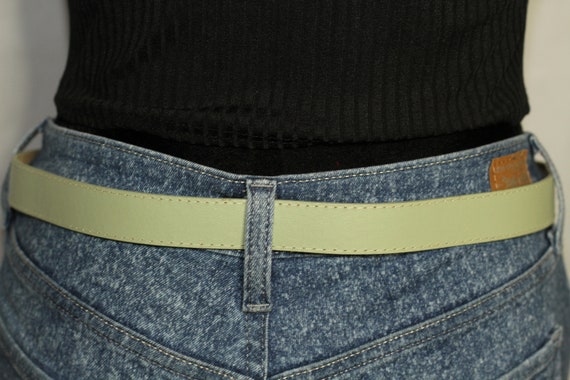 Green Leather Belt (14) - image 4