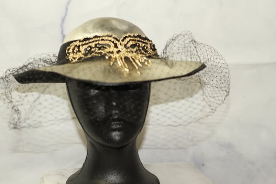 Silver & Gold Victorian Hat (7)