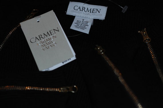 Carmen Marc Valvo Black Sweater - image 10