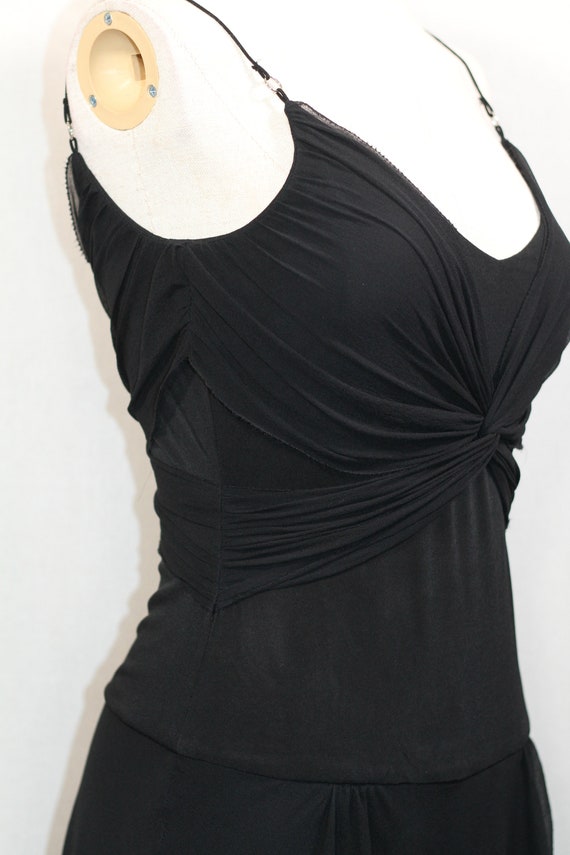 Arden B Black Silk Dress - image 7