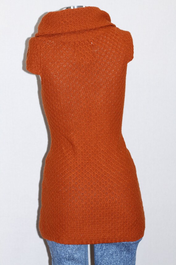 Orange Slouch Neck Sweater - image 6