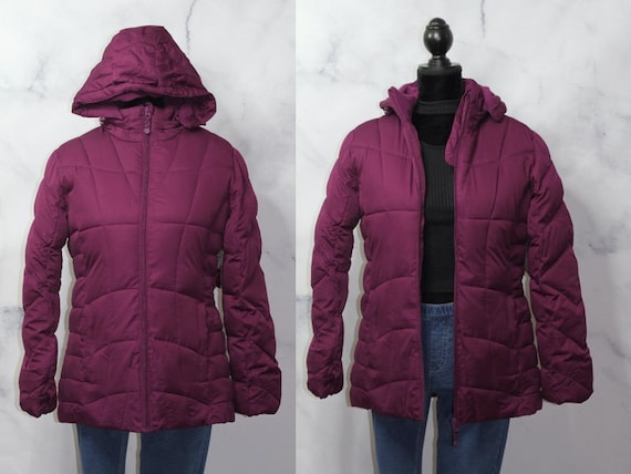 Faded Glory Burgundy Puff Coat (M)