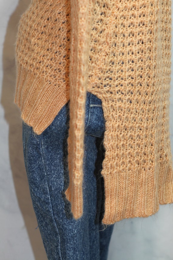 Peach Knit Sweater (s) - image 3