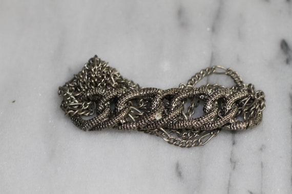 Silver Link Chain Bracelet - image 8