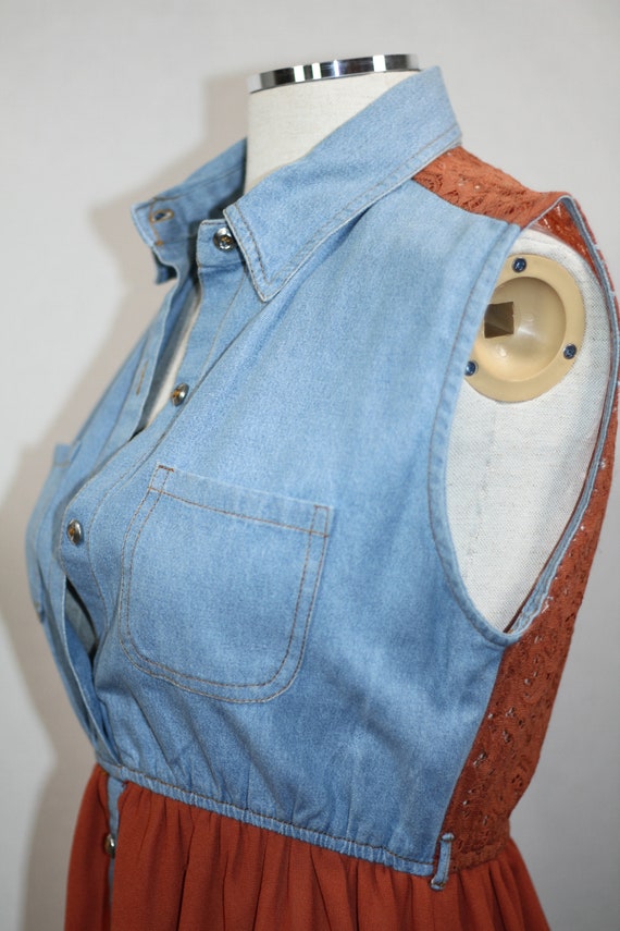 Orange & Denim Dress Gem