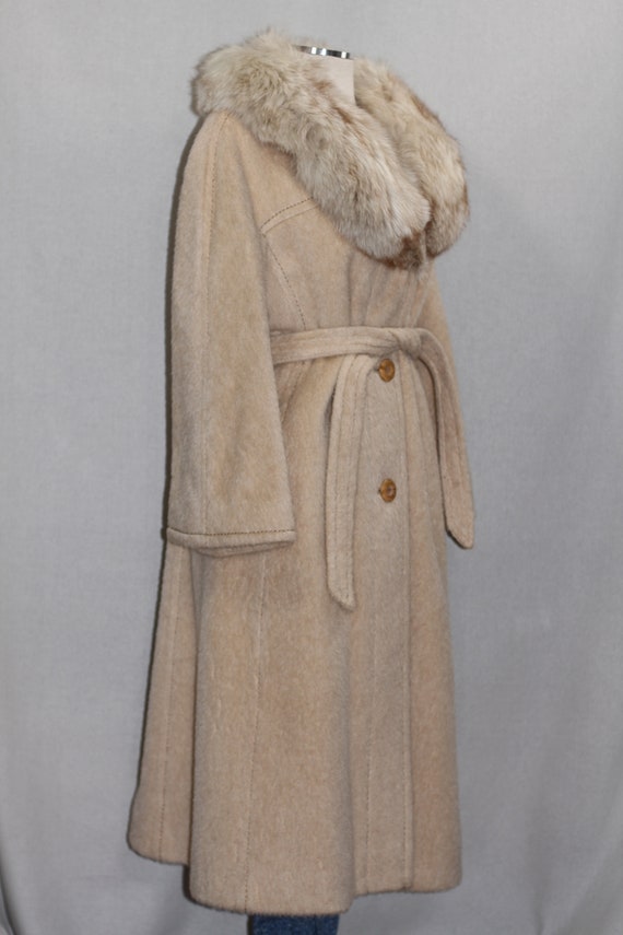 The Denise Collection Pure Mohair Fur Trench Coat - image 7