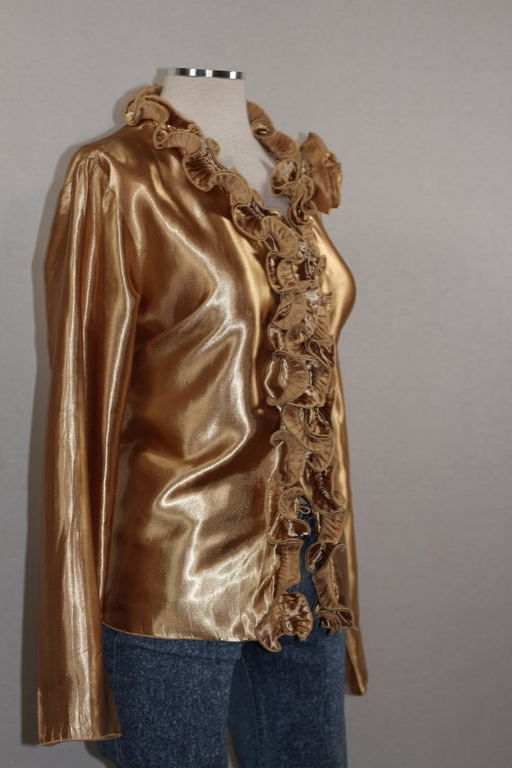 Toffee Apple Gold Blouse - image 6