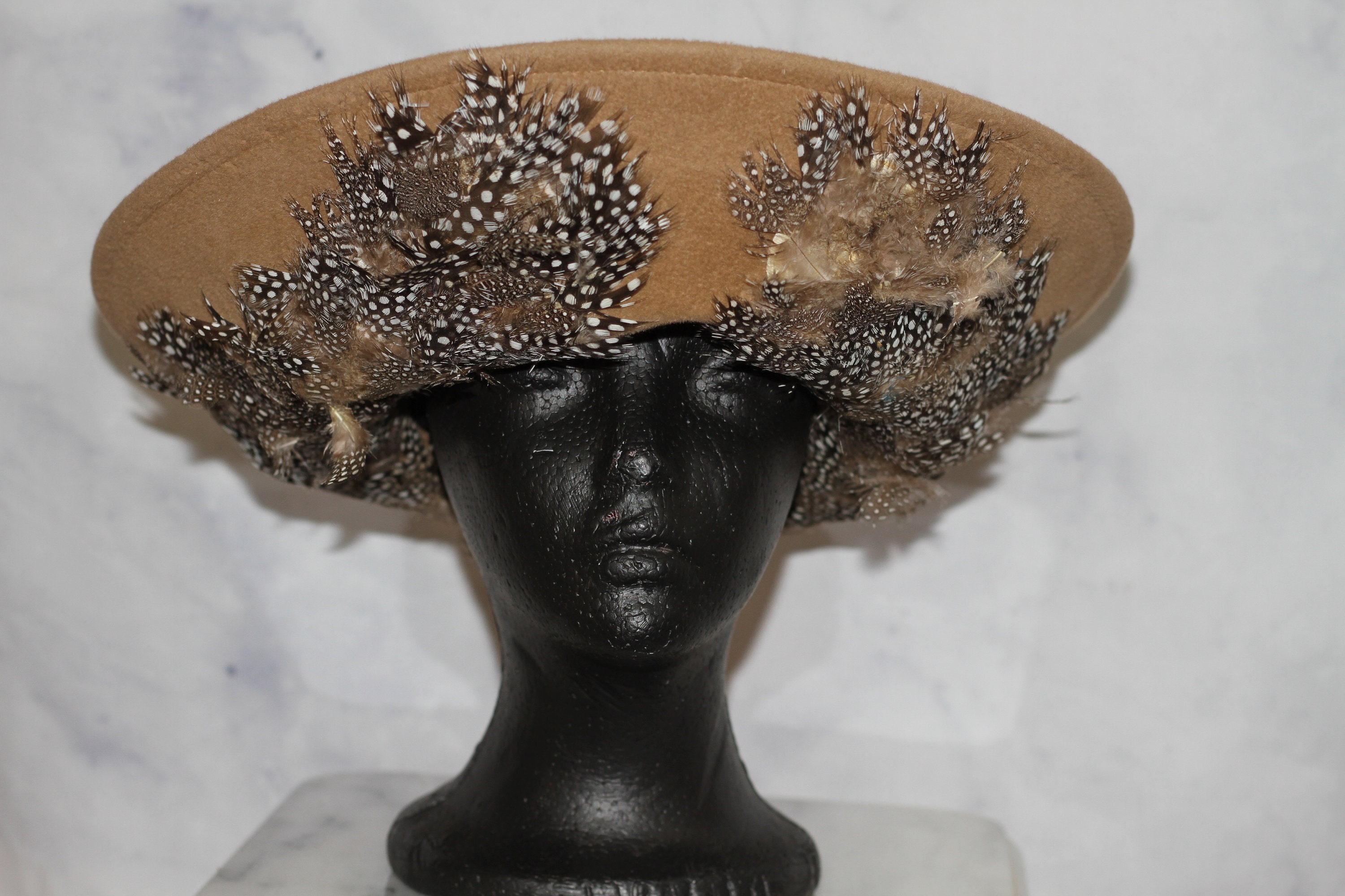 Jack McConnell Original Wool Bowler Hat with Feathers (7)