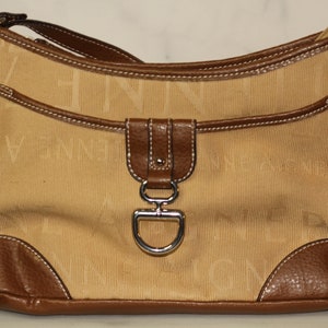 Etienne Aigner Vintage Monogram Sachel Handbag