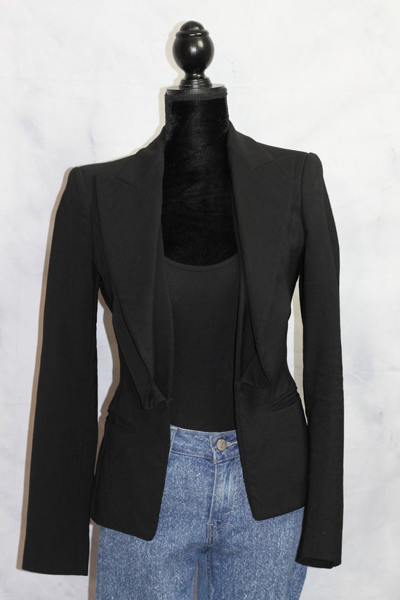 Brioni Black Wool Tuxedo Jacket (s) - image 7