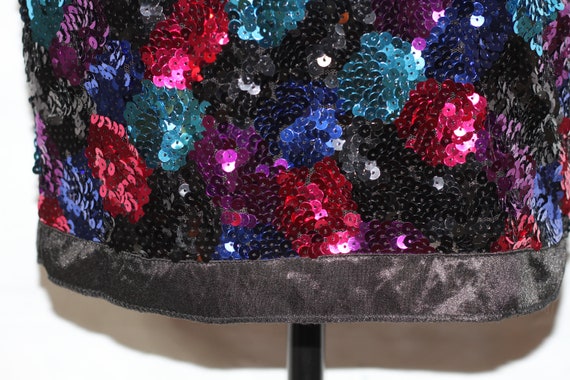 Multi Color Sequin Skirt (M) - image 3