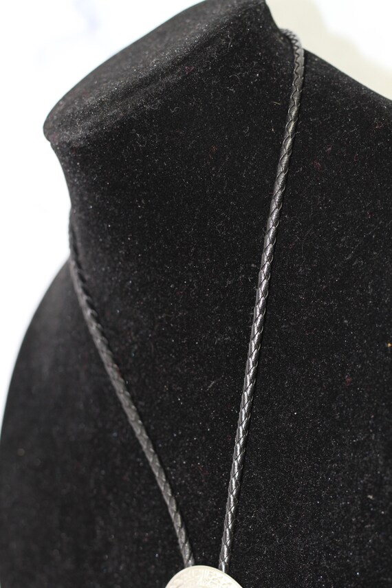 Silver & Turquoise Statement Adjustable Necklace - image 5