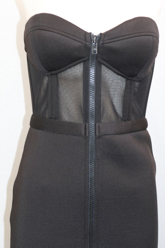 Sheer Black Halter Dress - image 7