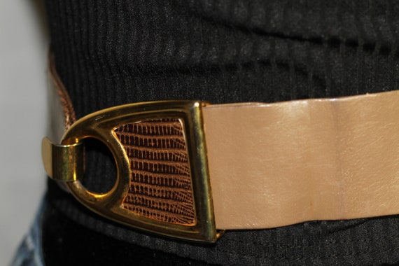 An Abbe Creation Leather Belt (S) - image 2