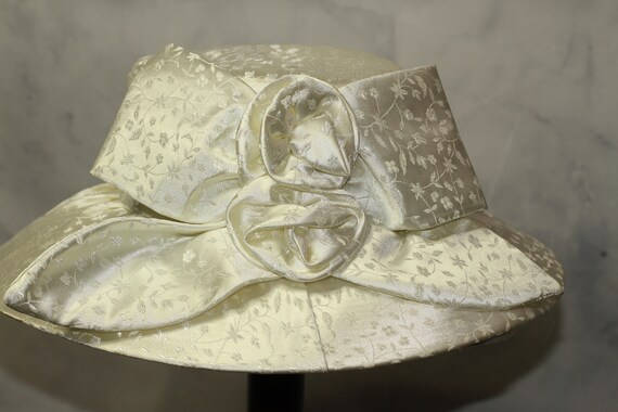 Lovely White Dress Church Hat by Terramina Terramina Church Dress 7054C-White – Church suits for less main image 4