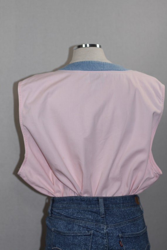 Fitting Image Pink & Blue Blouse - image 8