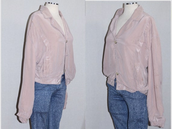 Kris Kross Brand Pink Silk Jacket - image 5