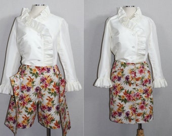 Jupe-short florale Liz Claiborne (h)