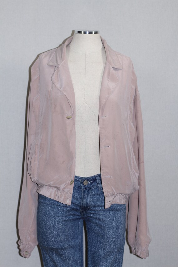 Kris Kross Brand Pink Silk Jacket - image 3