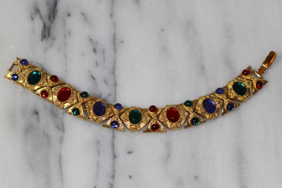 Multi Color Gold Bracelet - image 2