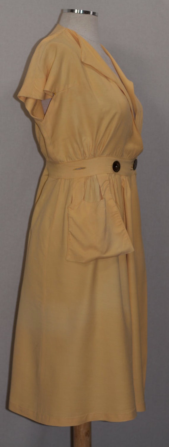 Fleur De Lis Yellow Dress - image 7