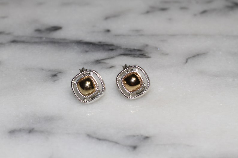 HMN Silver /& Gold Earrings