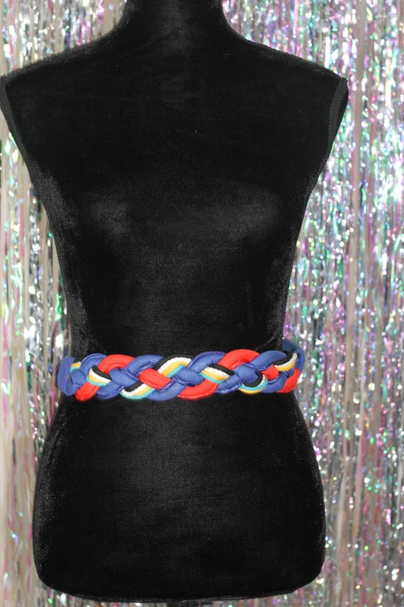 Multi Color Hand Woven Belt