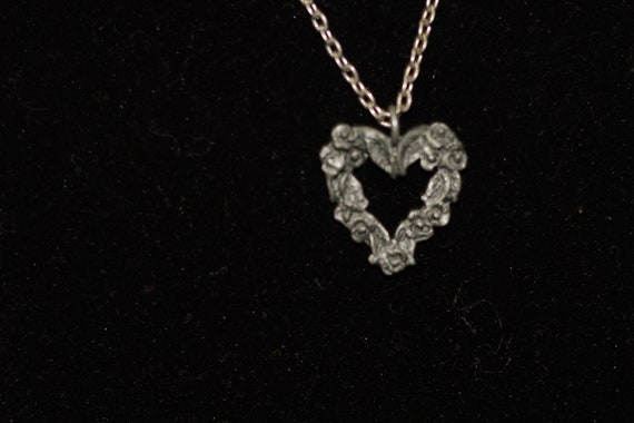 925 Silver Heart Necklace - image 2