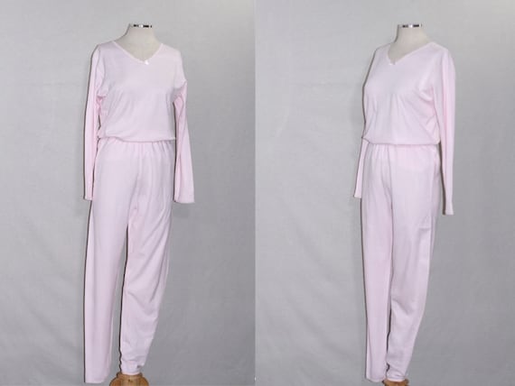Secret Treasure Pink Cotton Pajama Set Etsy Canada