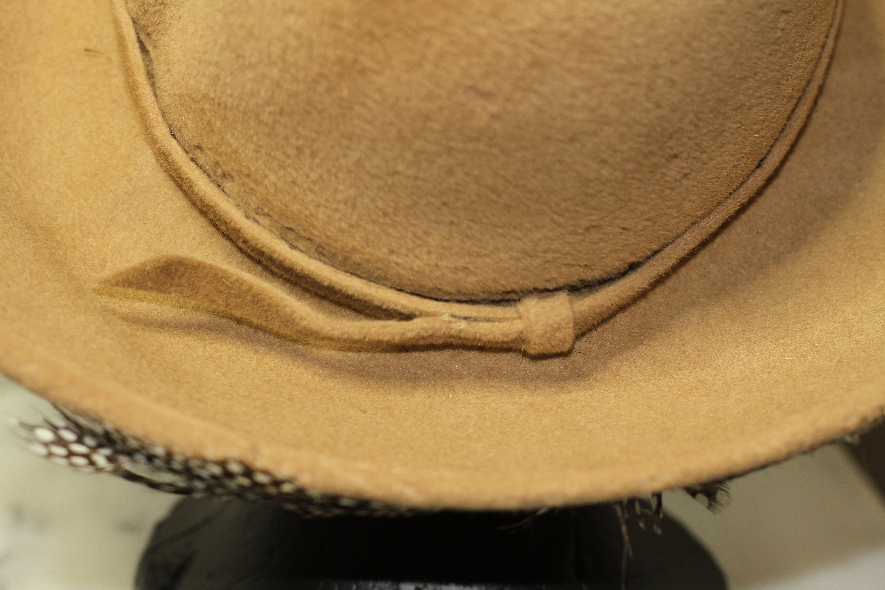Jack Mcconnell Original Wool Bowler Hat With Feathers (7) - Etsy