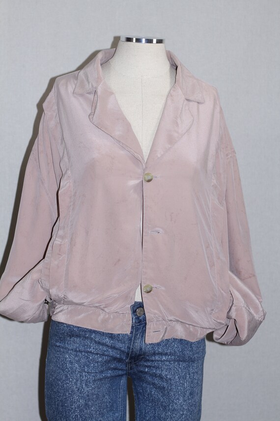 Kris Kross Brand Pink Silk Jacket - image 4