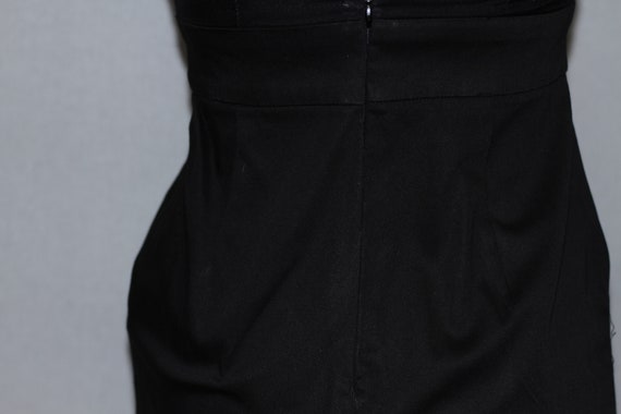 Black Cotton Dress - image 4