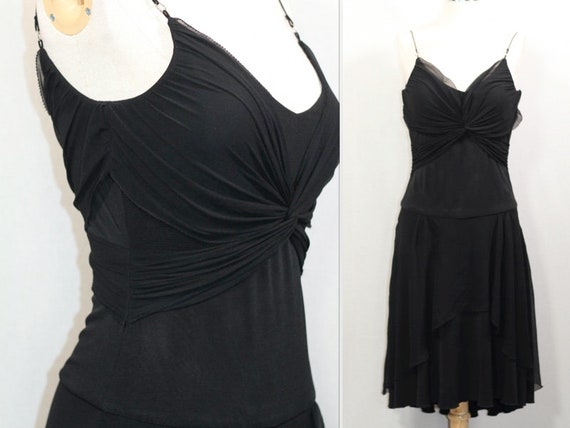 Arden B Black Silk Dress - image 2