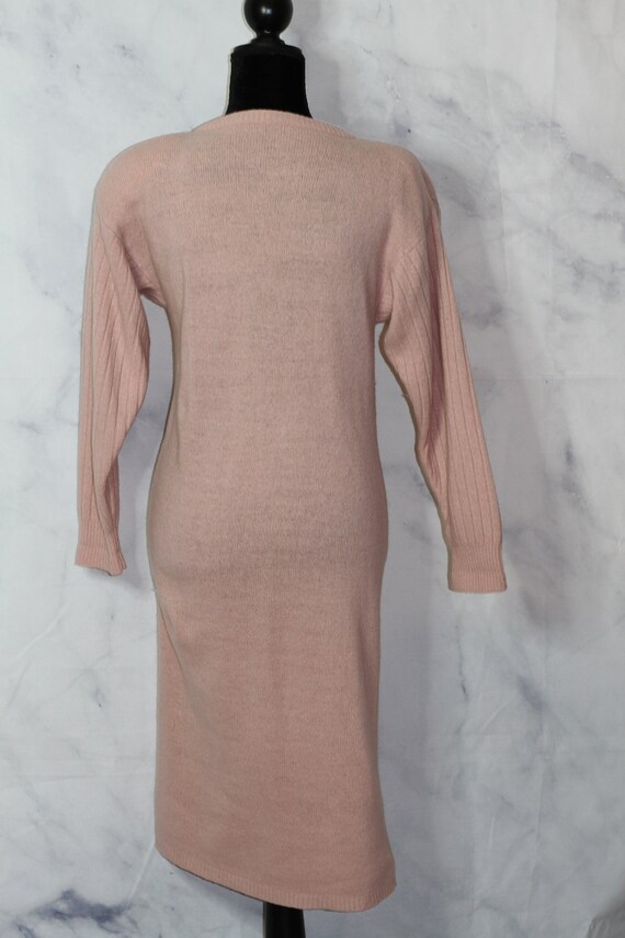 Pastle Pink Wool Dress - image 10