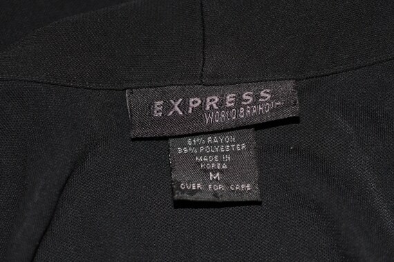 m 90/'s Express Black Tie Top