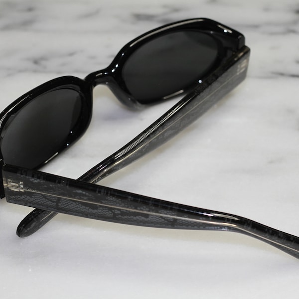Snakeskin Sunglasses Etsy