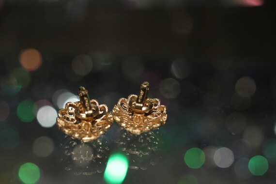 Gold Clip On Earrings - image 6