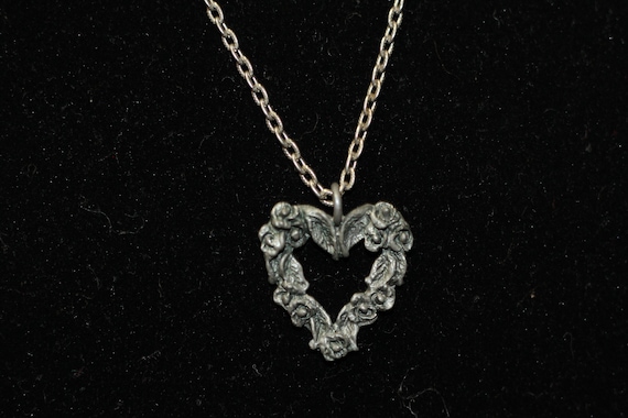 925 Silver Heart Necklace - image 1