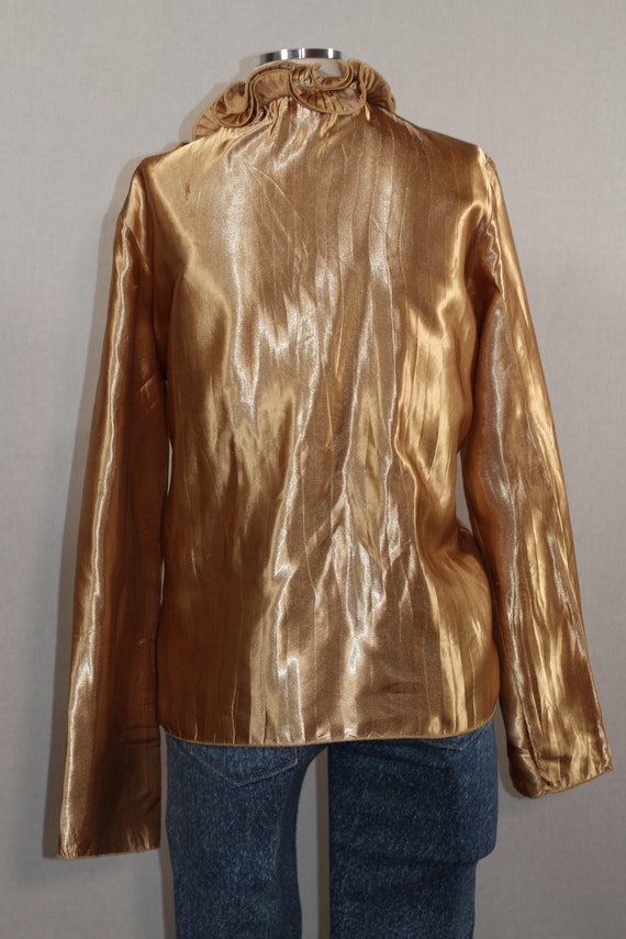 Toffee Apple Gold Blouse - image 9